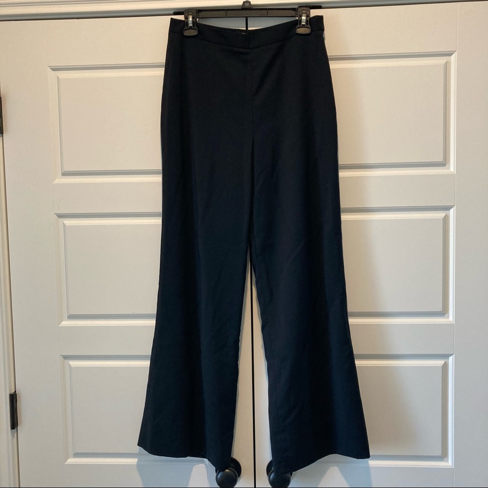 Wide-Leg Black Women's Pants